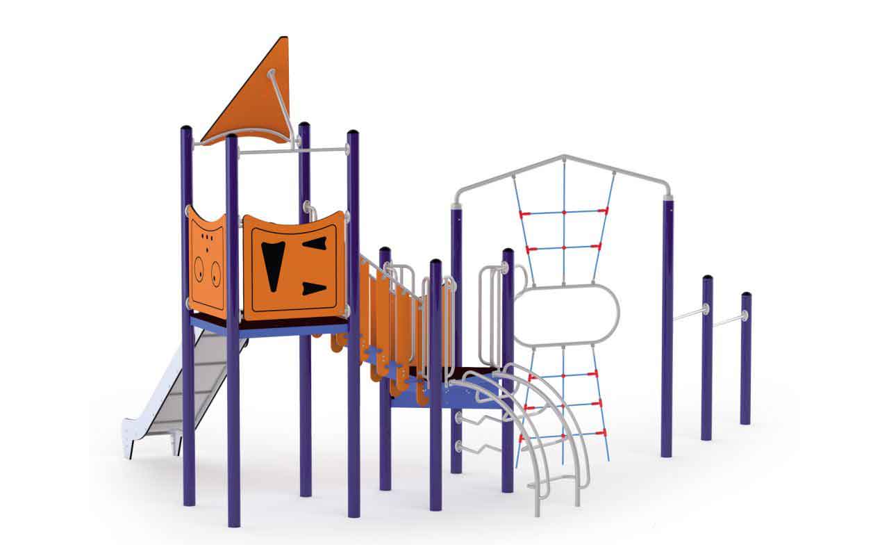 PLAYGROUND 8041 - PLAYGROUND 8041 - GIOCHI IN ACCIAIO