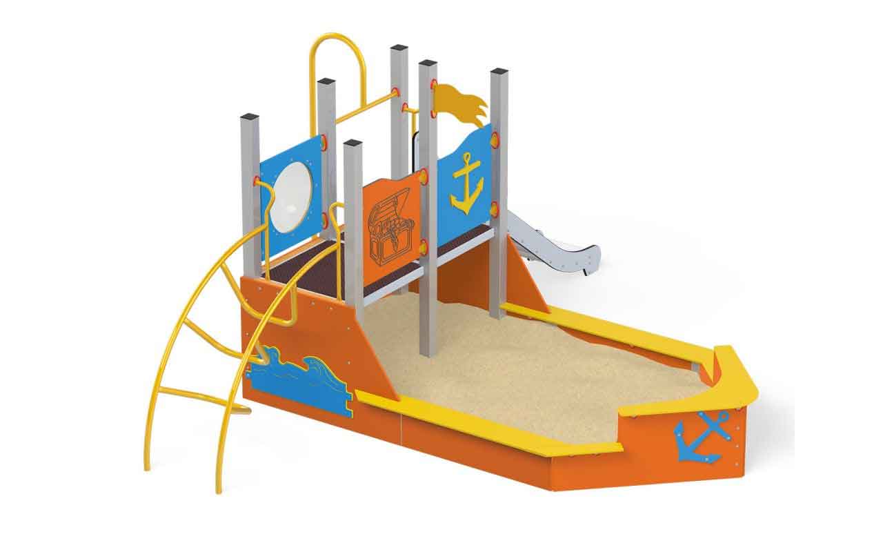 NAVE QUADRO - NAVE QUADRO - GIOCHI IN ACCIAIO