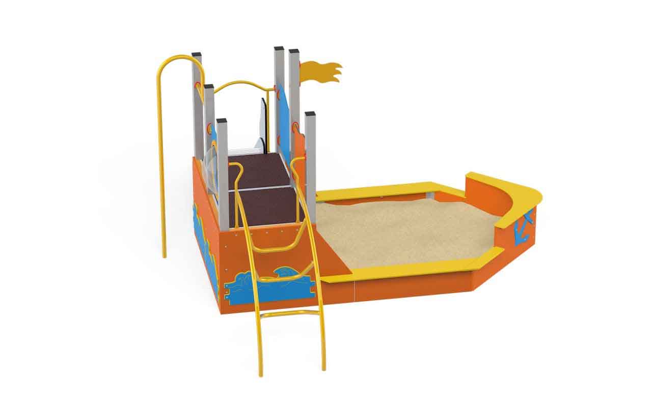 NAVE QUADRO - NAVE QUADRO - GIOCHI IN ACCIAIO