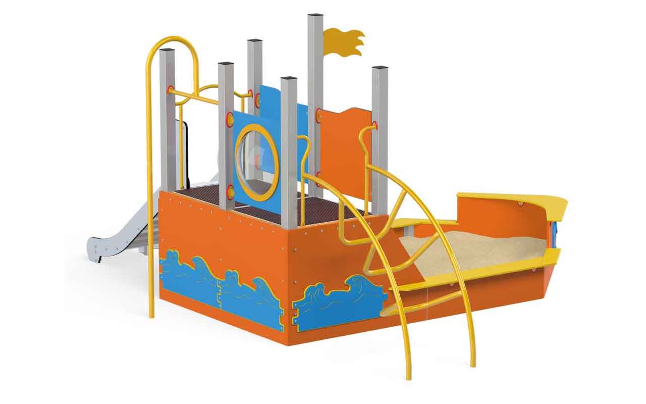 NAVE QUADRO - NAVE QUADRO - GIOCHI IN ACCIAIO