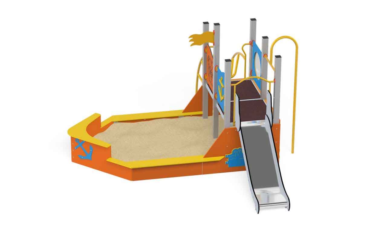 NAVE QUADRO - NAVE QUADRO - GIOCHI IN ACCIAIO