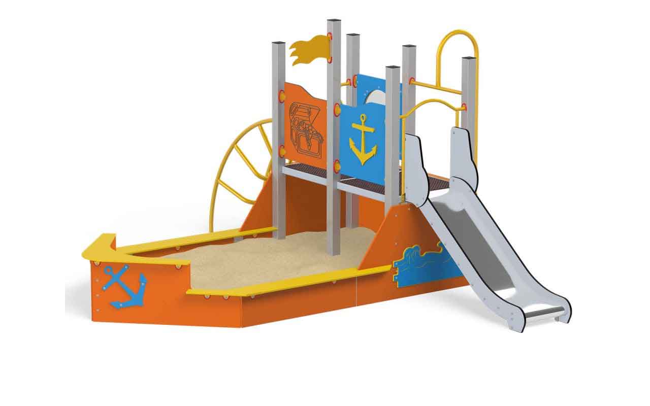 NAVE QUADRO - NAVE QUADRO - GIOCHI IN ACCIAIO