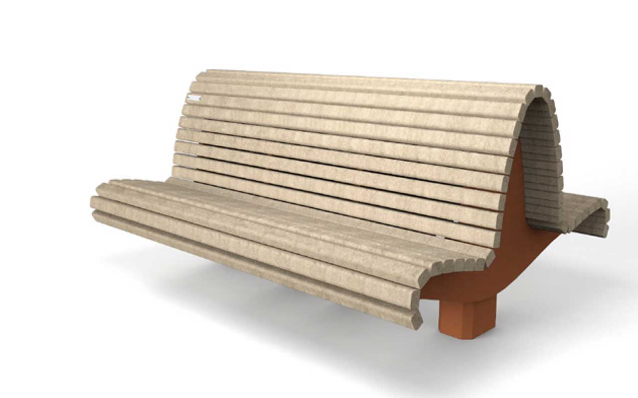 KNOKE CON SCHIENALE - KNOKE CON SCHIENALE - PANCHINE ARREDO URBANO