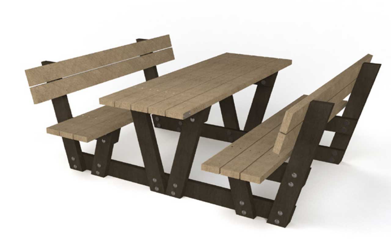 LIONE PIC-NIC - LIONE PIC-NIC - PANCHINE ARREDO URBANO