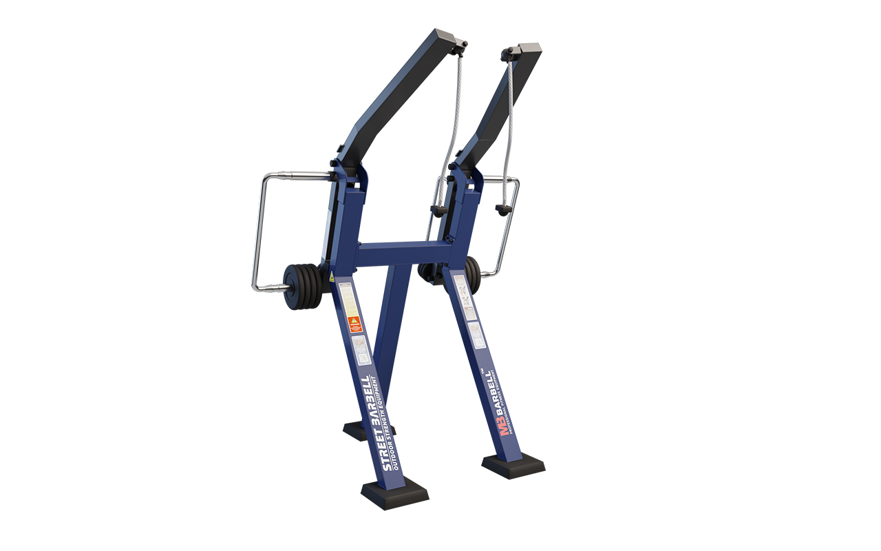 VERTICAL ROPE PULL (IN PIEDI) : 