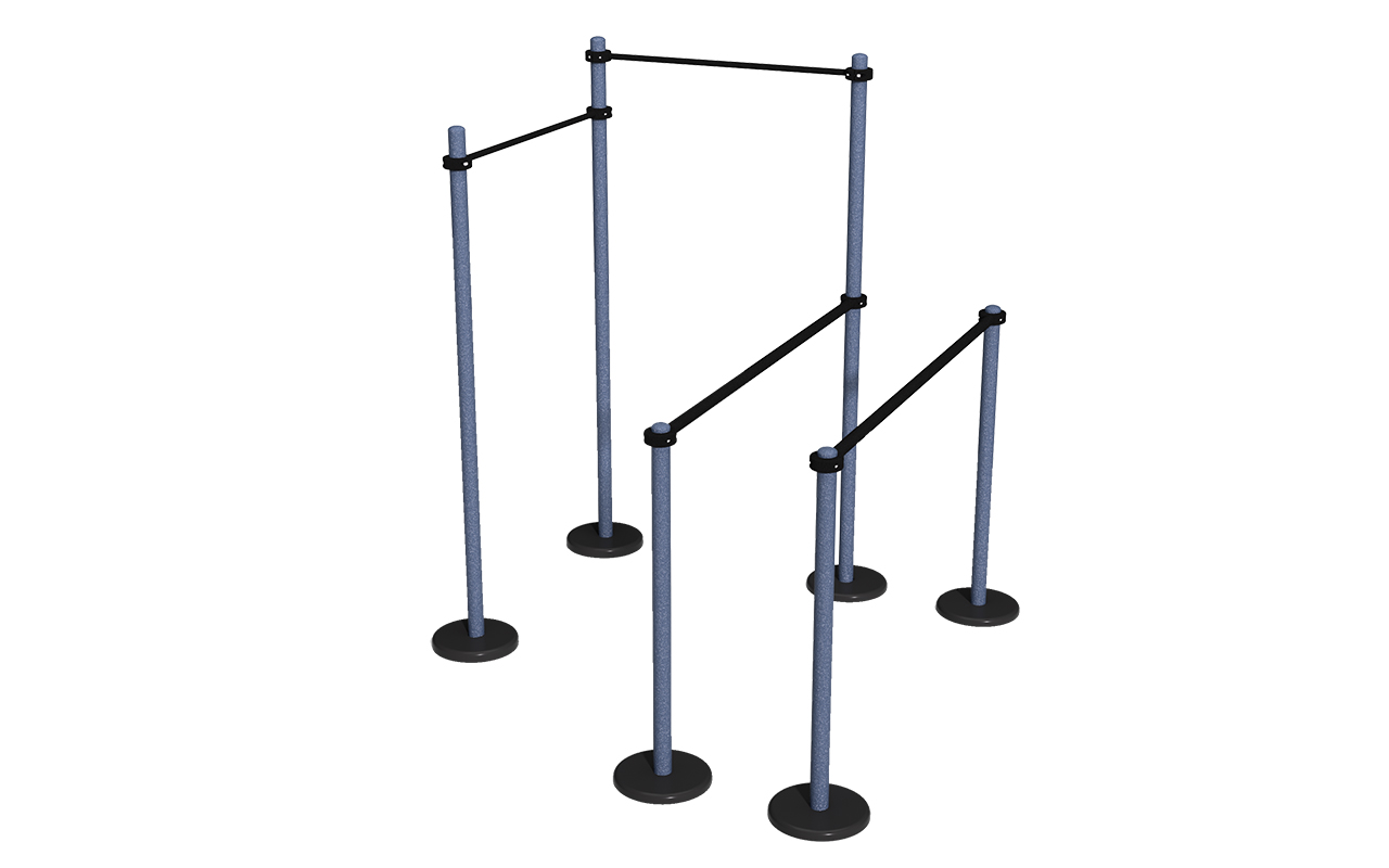 UNEVEN PULL UP AND PARALLEL BARS : 