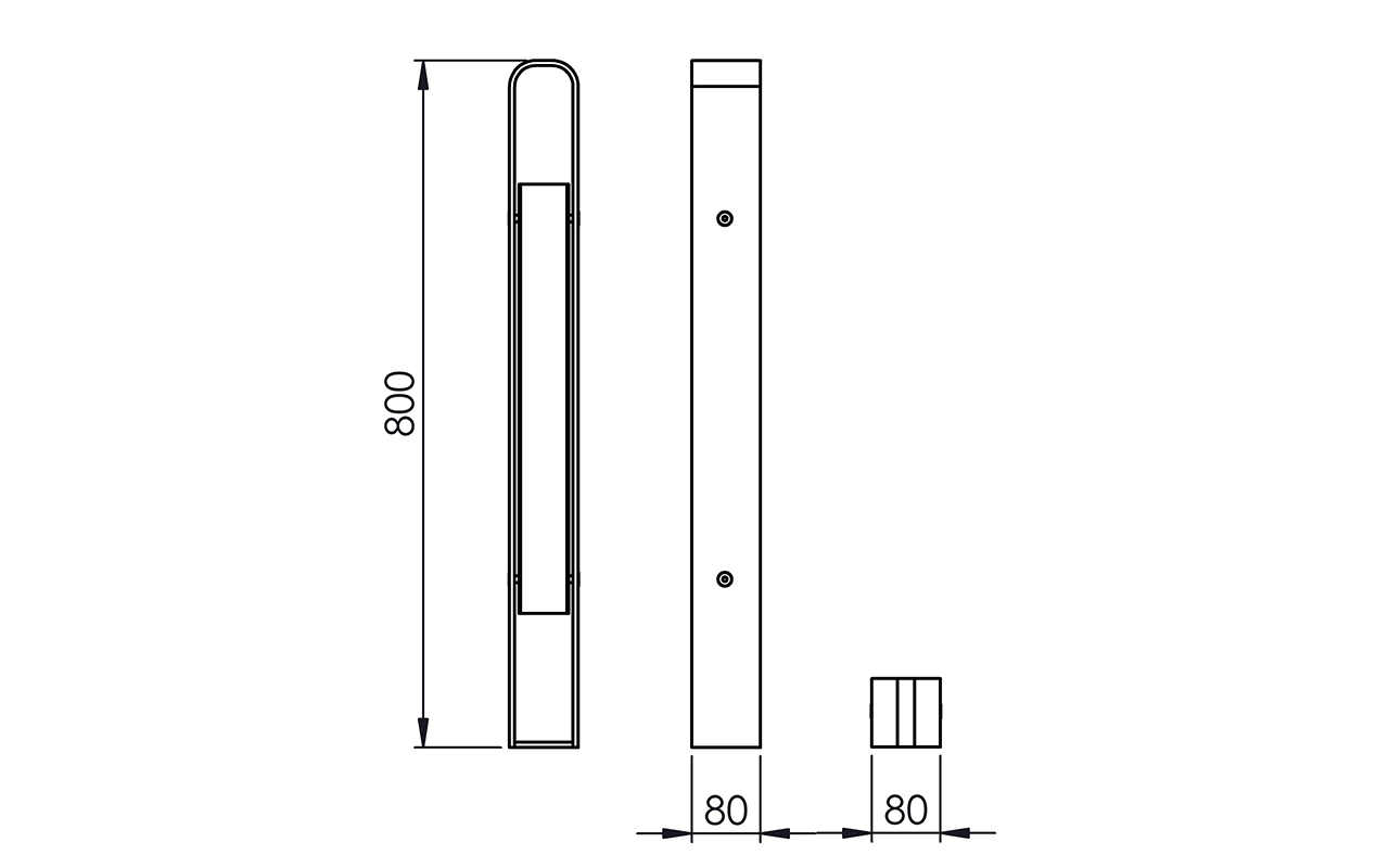 ARROTONDATO LEGNO - ARROTONDATO LEGNO - DISSUASORI DI PARCHEGGIO